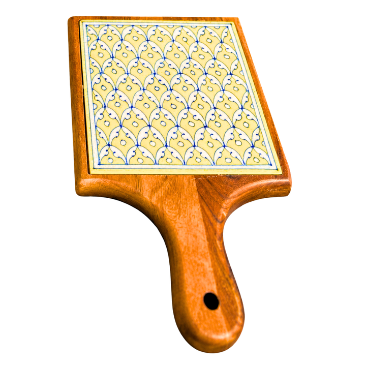 Yellow Prism Square Platter
