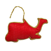 Handmade Kneeling Camel Christmas Ornament