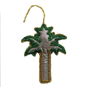 Handmade Green Palm Tree Christmas Ornament