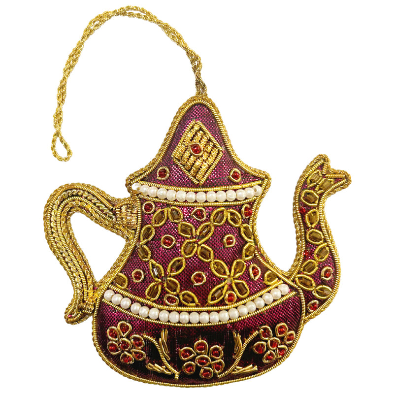 Handmade Teapot Christmas Ornament