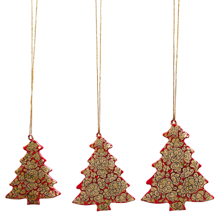 Folk Forest Christmas Tree Ornament