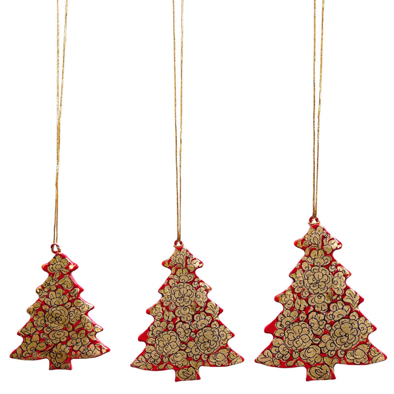 Folk Forest Christmas Tree Ornament