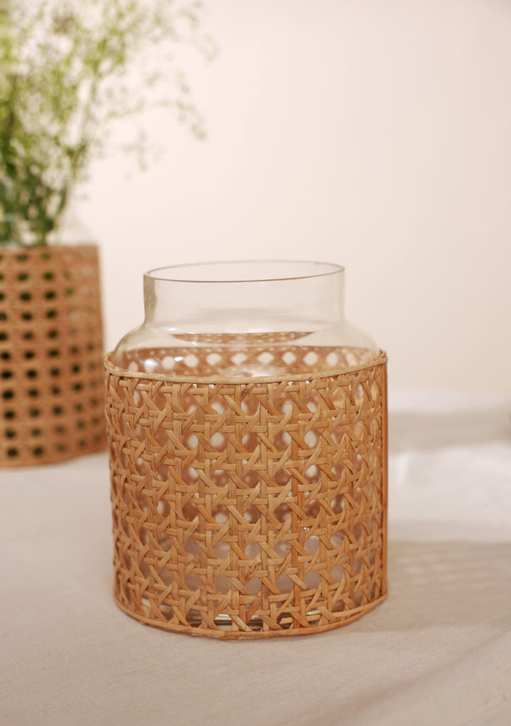 Rattan Vase - Small