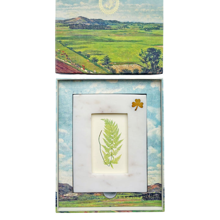 Cloverleaf Marble Frame
