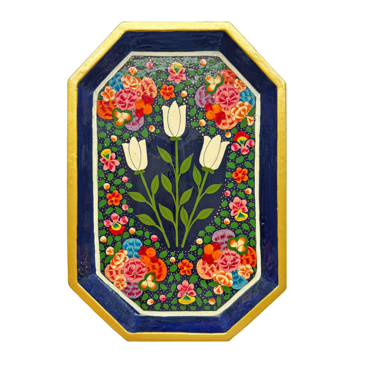 Hand-Painted Kashmiri Tray