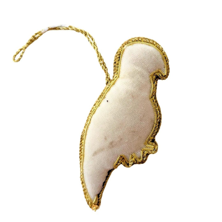 Handmade Parrot Embroidered Ornament
