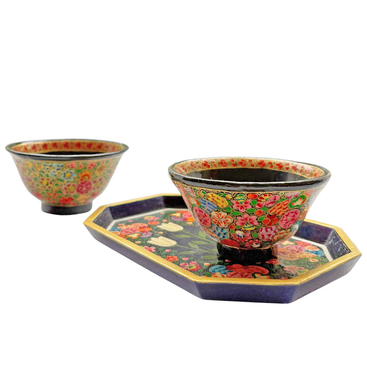 Hand-Painted Kashmiri Bowls