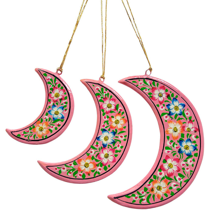 Celestial Christmas Moon Ornament