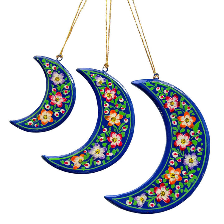 Crescent Christmas Moon Ornament
