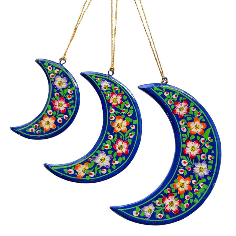 Crescent Christmas Moon Ornament