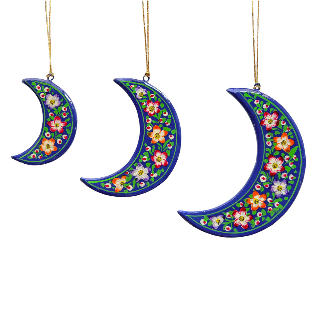 Crescent Christmas Moon Ornament