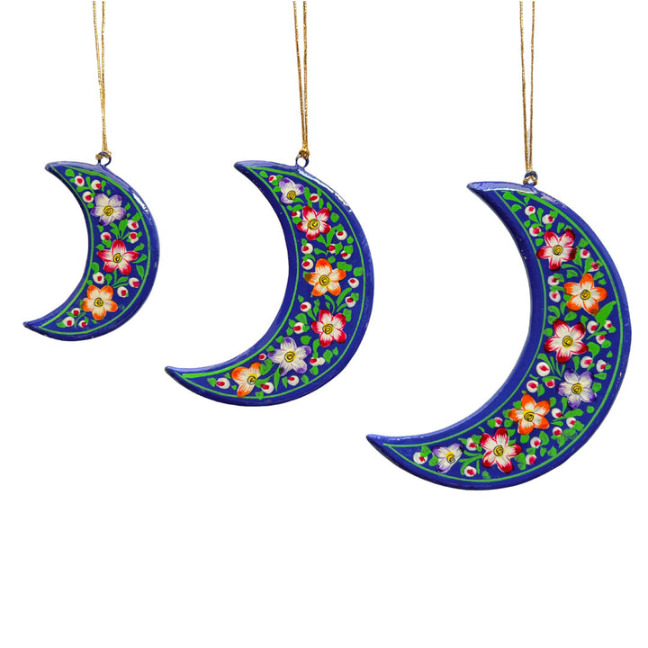 Crescent Christmas Moon Ornament