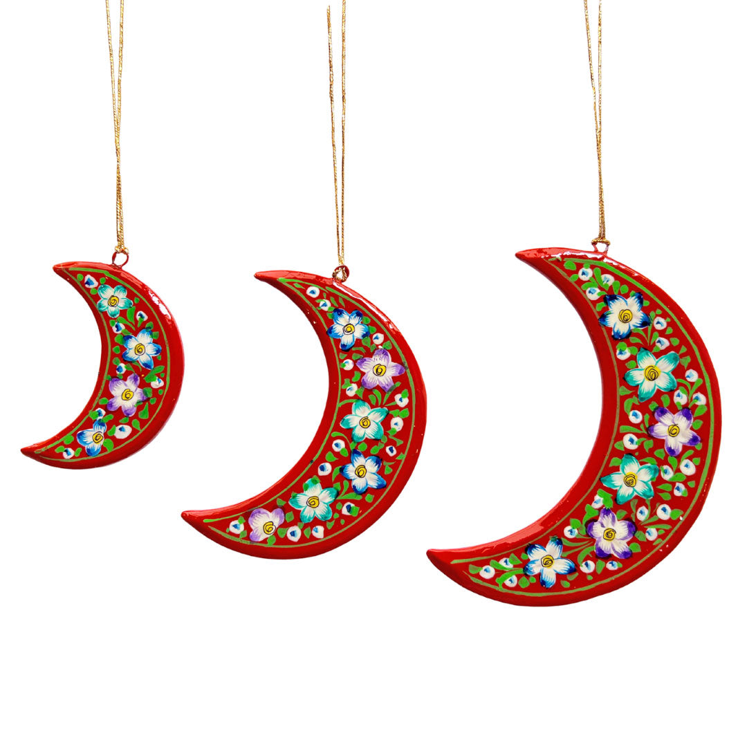 Nightfall Christmas Moon Ornament