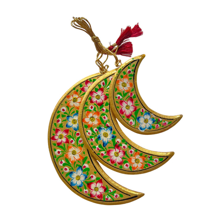 Moonlight Christmas Moon Ornament
