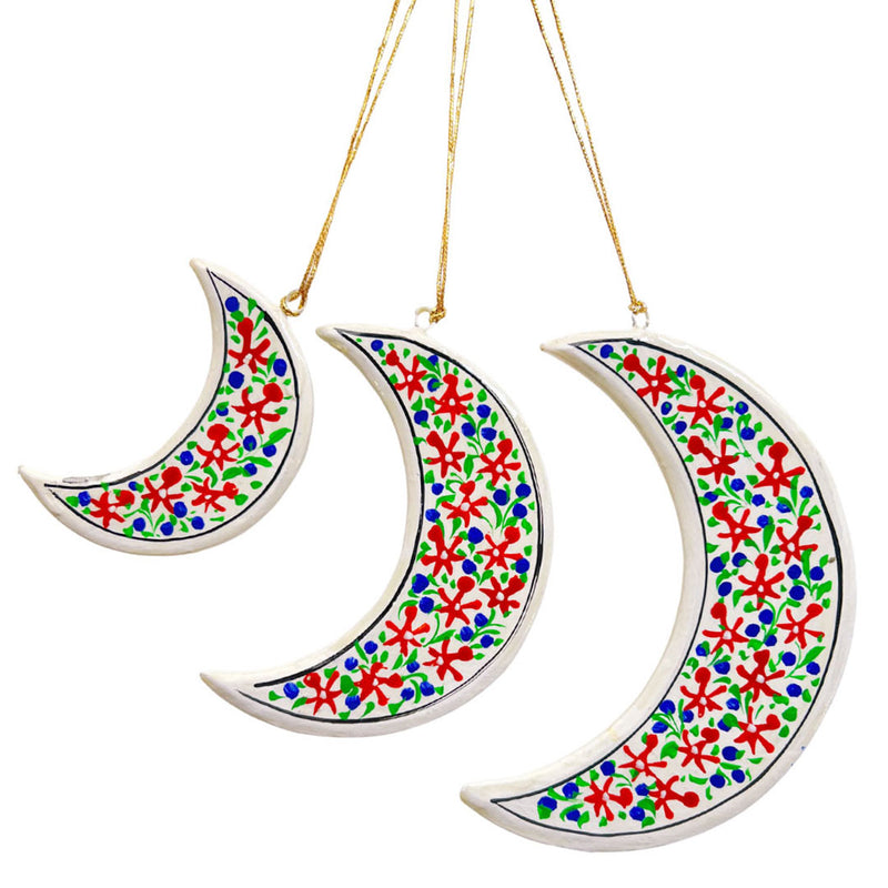 Moon Christmas Ornament