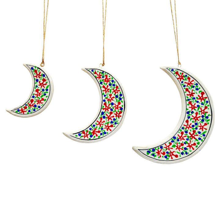 Moon Christmas Ornament