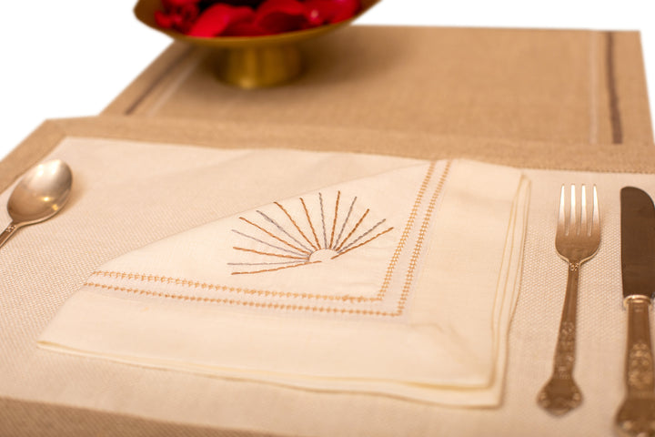 Placemats and Napkins - Cream
