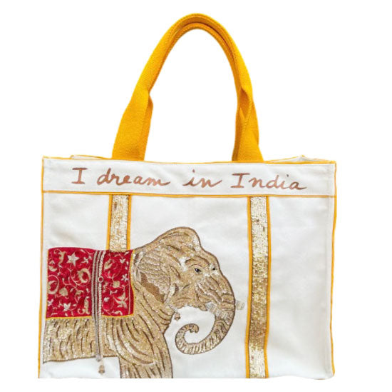 Tara Ivory Tote