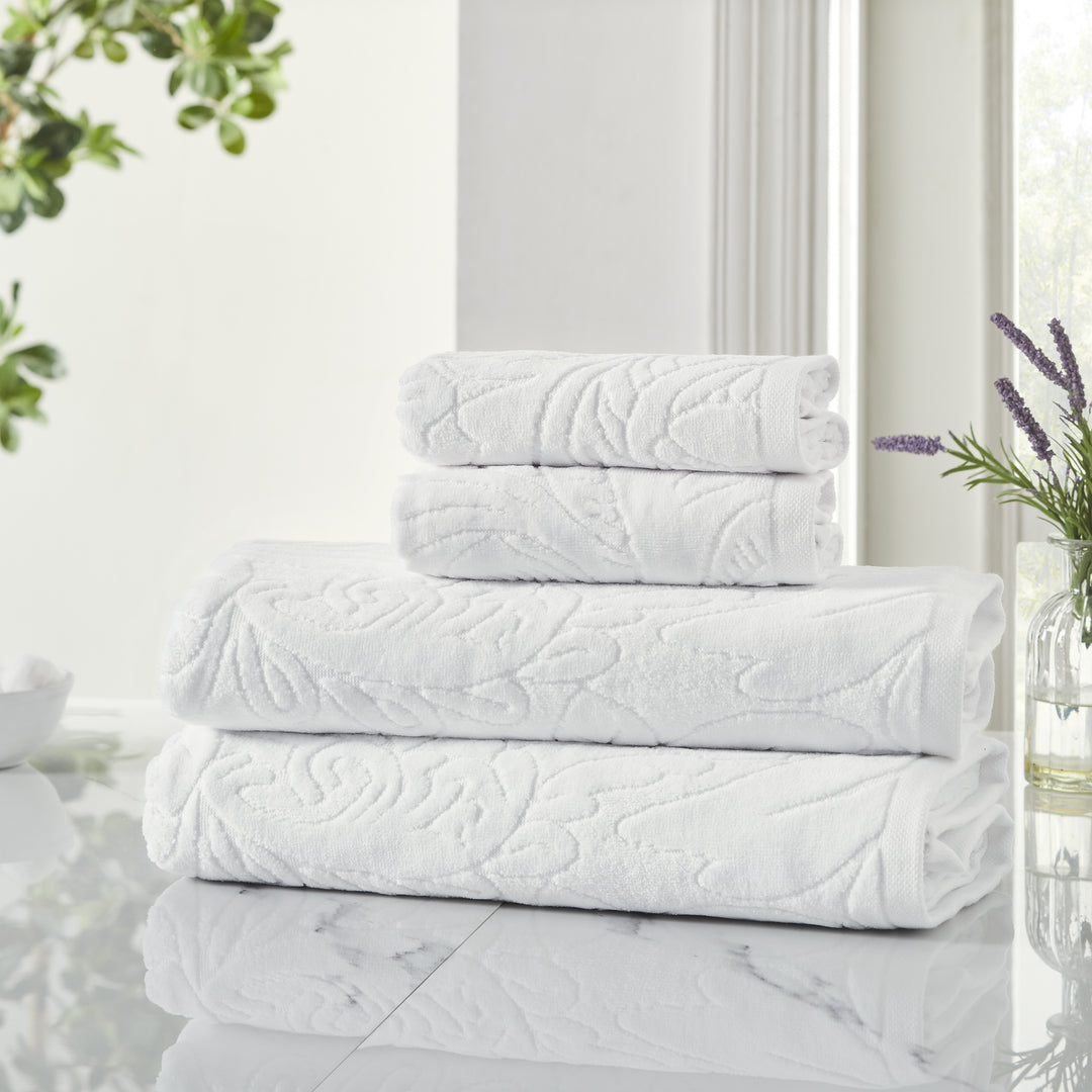 ACCENT WHITE - TOWEL SET