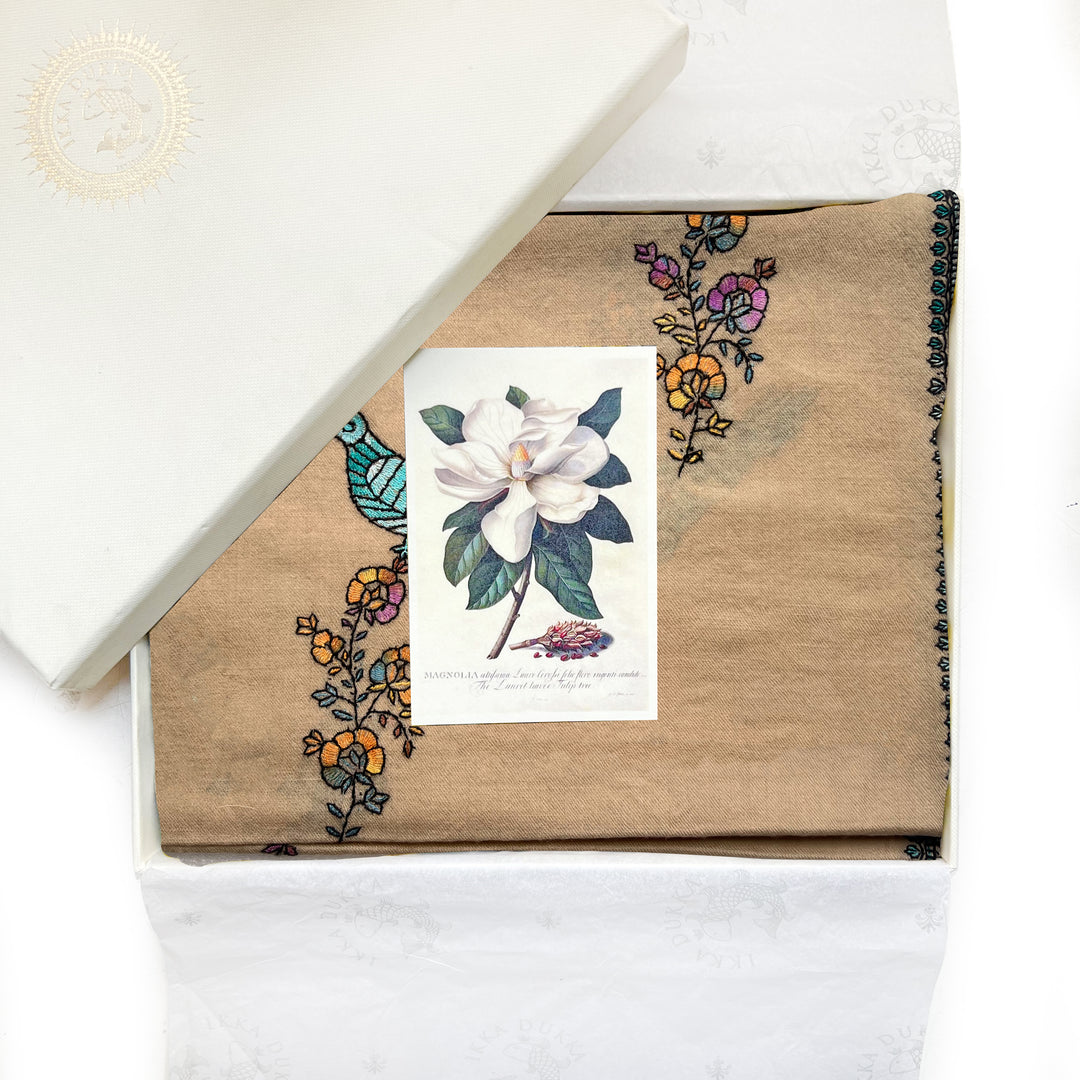 Pashmina Skylark Embroidered Stole