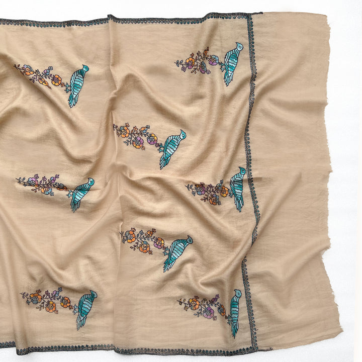 Pashmina Skylark Embroidered Stole