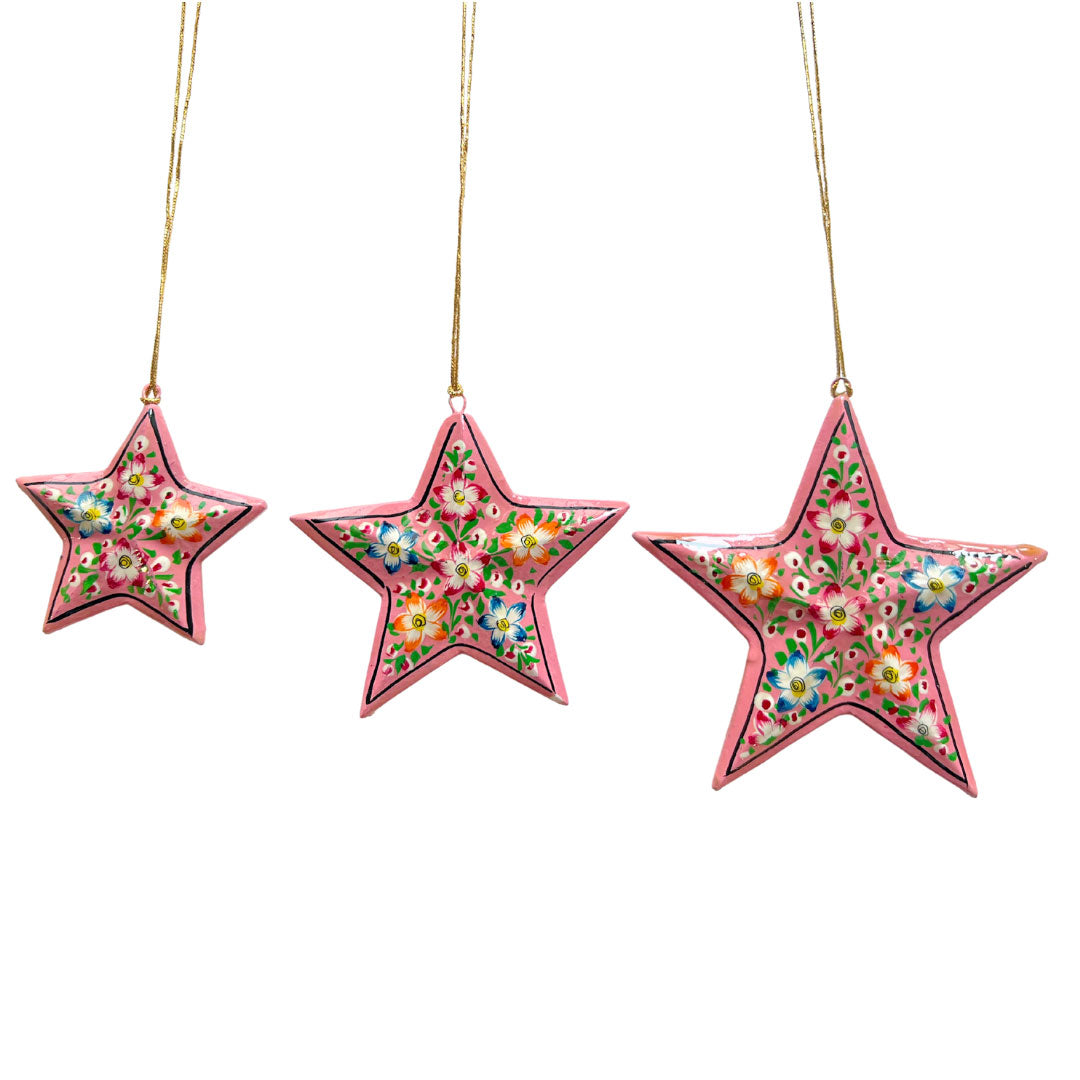 Starlit Christmas Star Ornament
