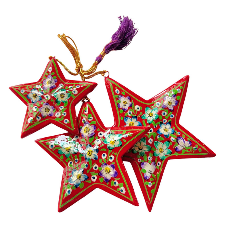 Celestial Bloom Christmas Star Ornament