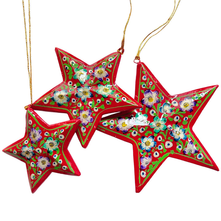 Celestial Bloom Christmas Star Ornament