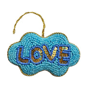 Handmade Blue Love Christmas Ornament