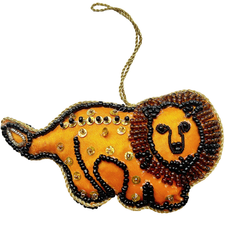 Handmade Lion Christmas Ornament