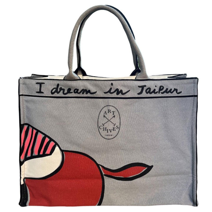 The Jaipur Grey Tote