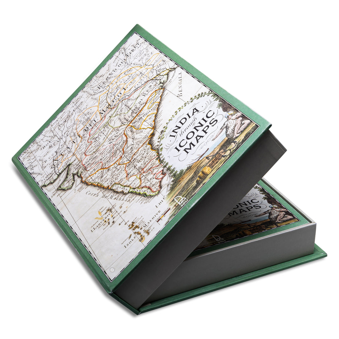 India Through Iconic Maps Book