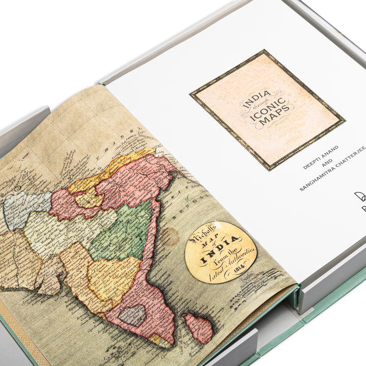 India Through Iconic Maps Book