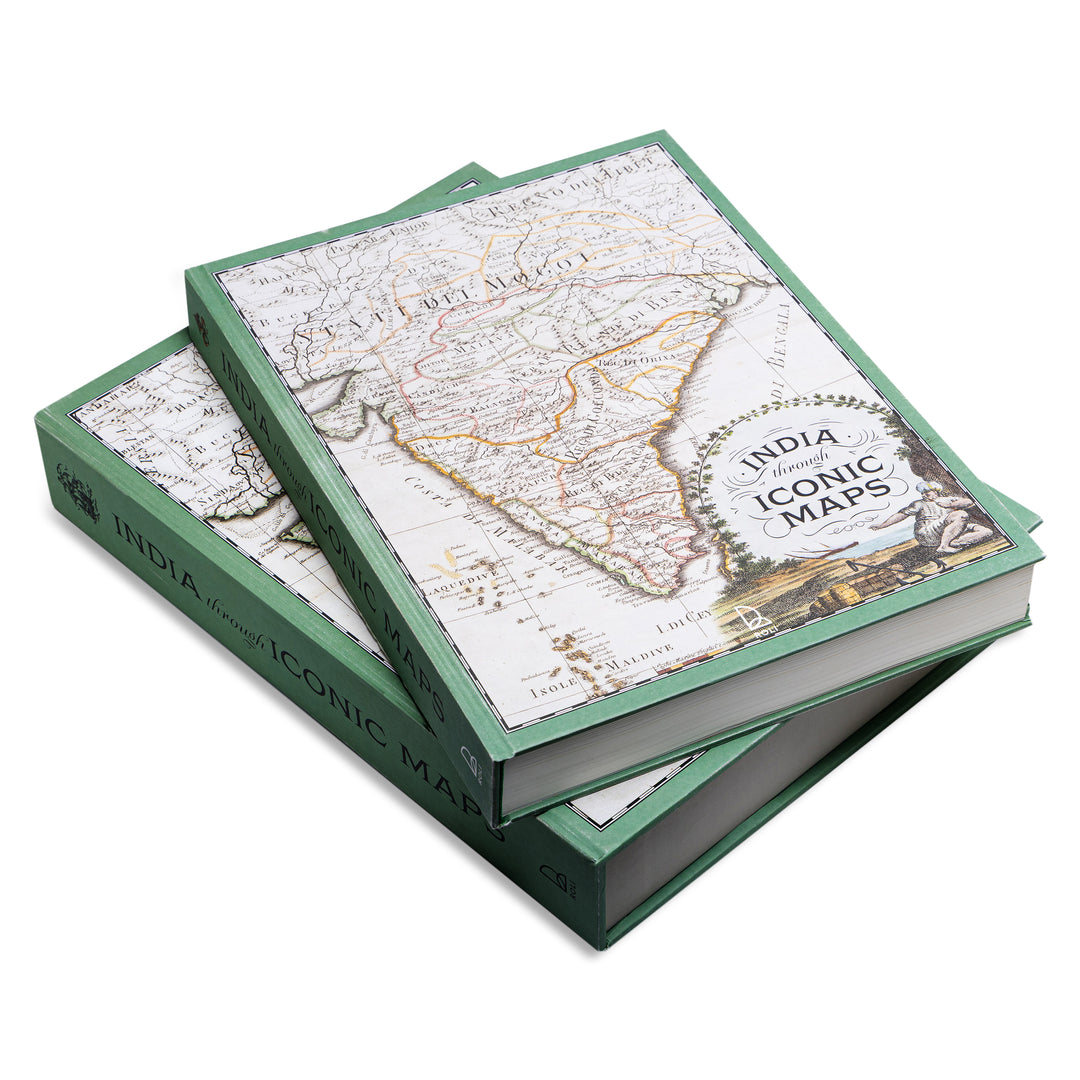 India Through Iconic Maps Book