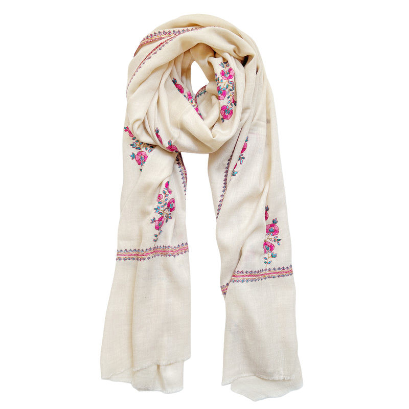Pashmina Loom Embroidered Stole