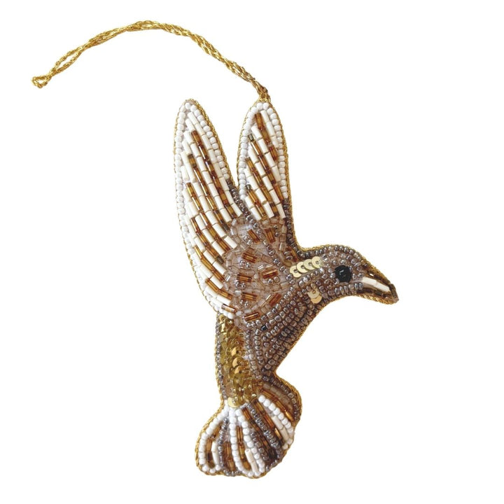 Handmade Flying Eagle Embroidered Ornament