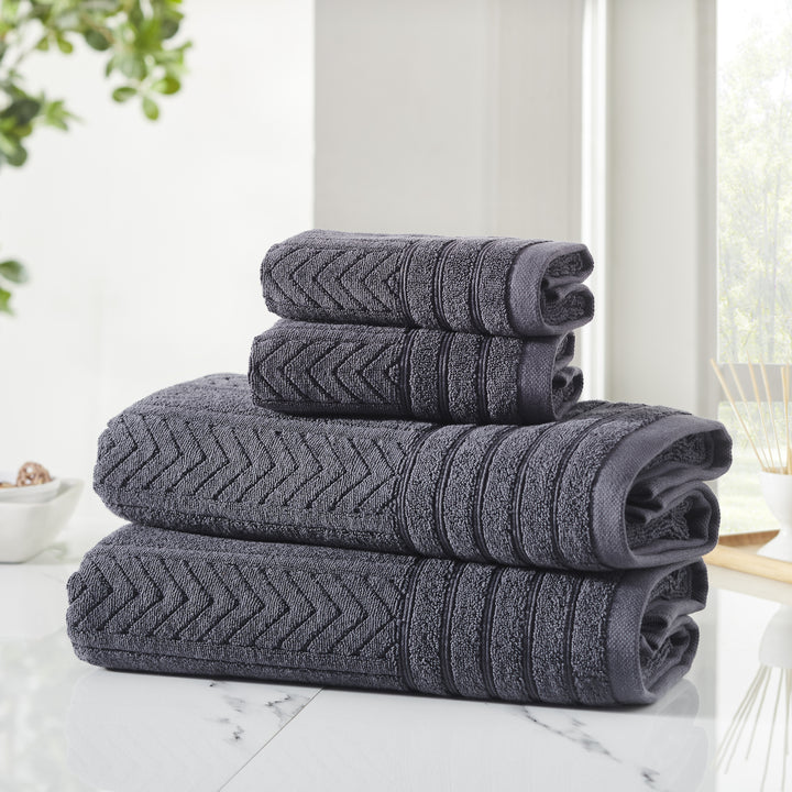 PLACID GRAPHITE - TOWEL SET