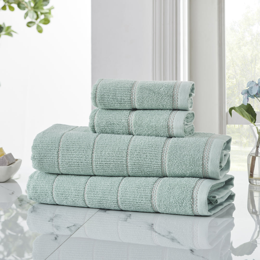 SYMMETRY CAMEO GREEN - TOWEL SET