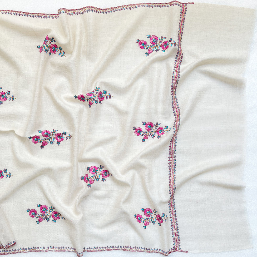 Pashmina Loom Embroidered Stole
