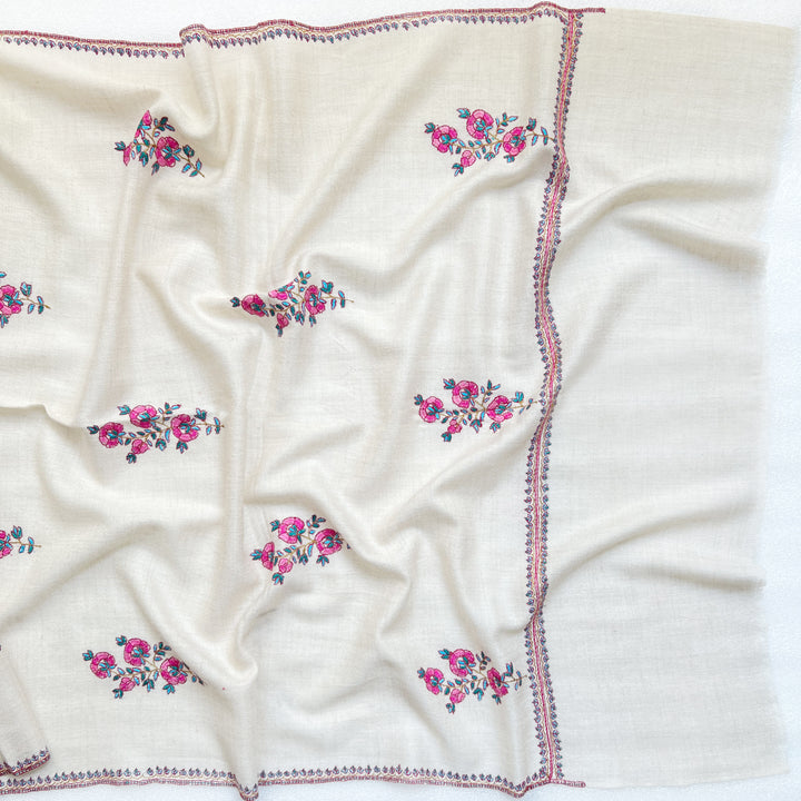 Pashmina Loom Embroidered Stole