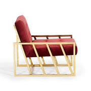 GOLD LOUNGE CHAIR