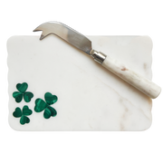 SHAMROCK CHEESE PLATTER SET