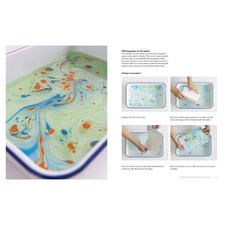 Paper Marbling: Learn in a Weekend Book