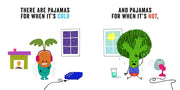 Vegetables in Pajamas Book