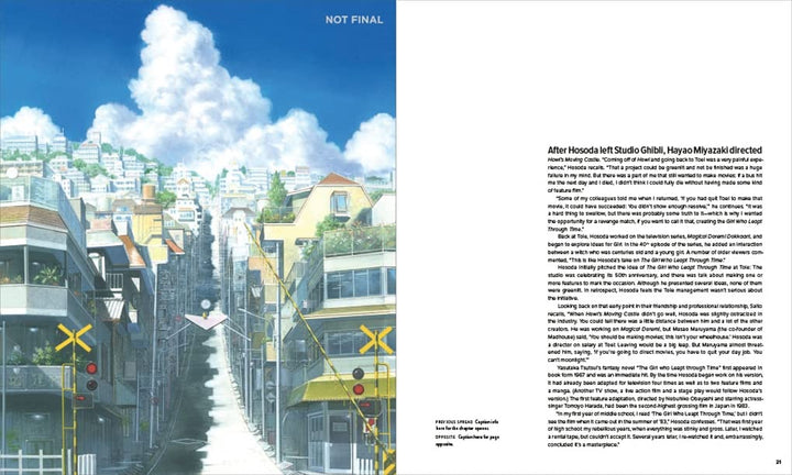 The Man Who Leapt Through Film: The Art of Mamoru Hosoda Book