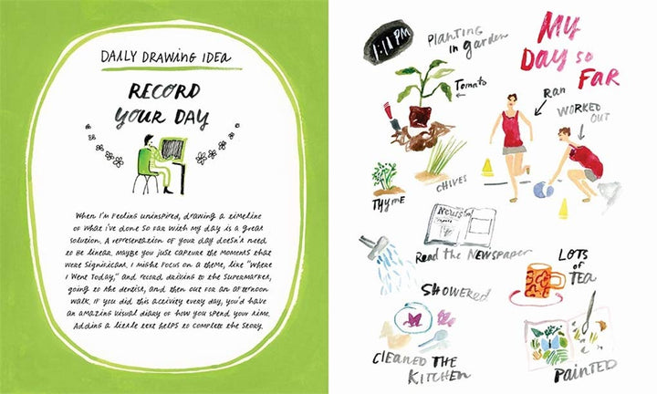 100 Days of Drawing (Guided Sketchbook): Sketch, Paint, and Doodle Towards One Creative Goal Book