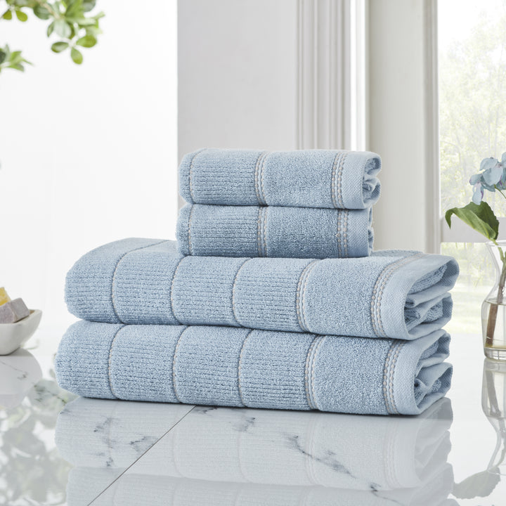 SYMMETRY STERLING BLUE - TOWEL SET