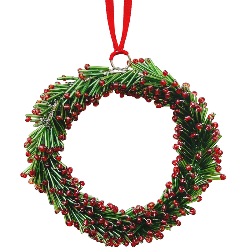 Handmade Wreath Christmas Ornament