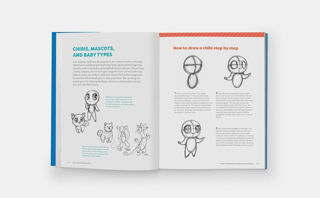 How to Draw Manga Animals: A Beginner's Guide to Creating Characters Book