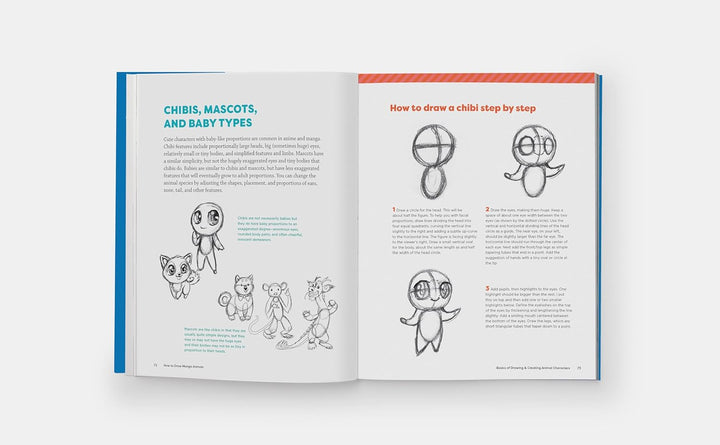 How to Draw Manga Animals: A Beginner's Guide to Creating Characters Book